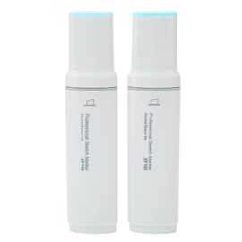 2pcs Jumbo Markers Professional Quick Drying Even Ink Absorption Alcoholic Large Wide Tip Markers for Painting Blue Green