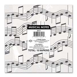 Beistle Musical Note Luncheon Napkin