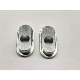 Unbranded Racing 3/16" Slugs Upper Control A-Arm Bracket Slugs 1-3/4″ x 3/4″ Adjuster PAIR