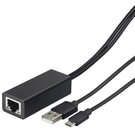 Ethernet Adapter w/ Power Compatible with Google Chromecast Streaming Sticks for a wired LAN internet connection