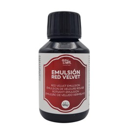 Azucren, Bakery Emulsions Red Velvet for Confectionery, Flavour for Sweetening Food, for Chefs and Cooking, Baking and Dessert Making at Home, 120 g