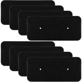 Pack of 8 Filters for Hoover Candy 40006731 Dryer, Sponge Filter Mat, Foam Filter, 275 x 125 x 10 mm, Reusable Heat Exchanger Filter for Tumble Dryer and Heat Pump Dryer