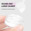12 Multi-Color Plastic Cream Jars, Mini Lotion Containers, Portable Cosmetic