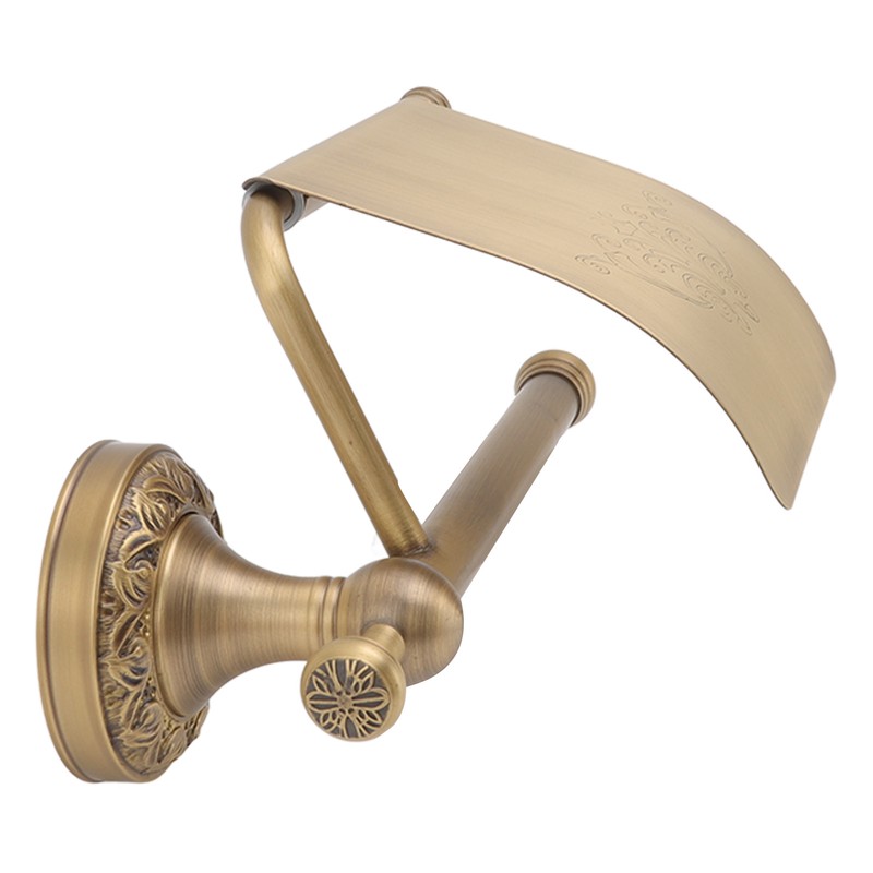 Paper Towel Holder Antique Wall Mounted Copper Stainless Steel Tissue