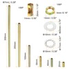 PATIKIL 1/8IP Thread 6 Size Lamp Pipe Kit with Lock