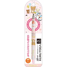 San-x Rilakkuma PN39401 Kurutoga Sharp Mechanical Pencil, 0.02 inch (0.5 mm)