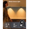 Yiliaw LED Motion Sensor Puck Lights Indoor, Small Rechargeable Under
