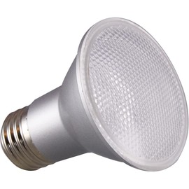 Satco S29402 6.5 Watt; PAR20 LED; 3500K; 25 deg. Medium Base; 120 Volt 24-Pack Replaces S9402 California Compliant