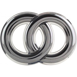 BELTINGER Lorient Belt Buckle 4.0 cm | Buckle Interchangeable Buckle Belt Buckle 40 mm Solid | Interchangeable Belt up to 4 cm, silver, black