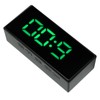 Mirrored Digital Alarm Clock Smart Light Sensing LED Display Digital