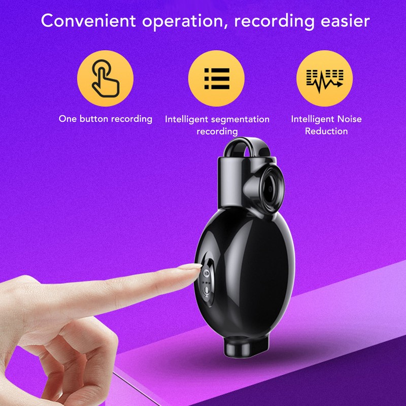 Mini Video Recorder Sound Video Sync AI Intelligent HD Noise