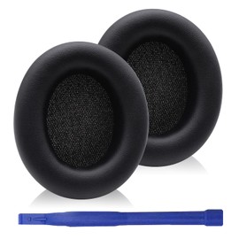 Adhiper Replacement Ear Pads Cushions for Beats Studio Pro Wireless Noise Cancelling Headphones, Studio Pro Earpads with Soft Protein Leather, Noise Isolation Memory Foam - Black