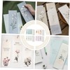 FUNOMOCYA 4 Sets Fresh Illustrated Letter Paper Envelopes Set for