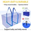 TICONN 4 Pack Extra Large Moving Bags with Zippers &