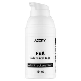 AOXITY Fuß Intensivpflege - 30 ml - im hygienischen Vakuum-Pumpspender - 100% Naturkosmetik