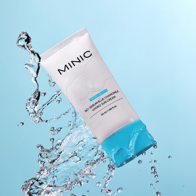 minik Minic No Sebum Blue Chamomile Organic Moisturizing Sun Cream
