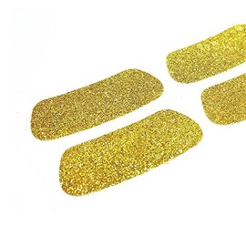 EyeBlack Under Eye Colorful Glitter Strips | Football, Baseball, Softball, Soccer | Great for Adults and Kids | Tailgating Fans, Sporting Events, Cheering Fans - 2 Pairs / 4 Strips - Yellow