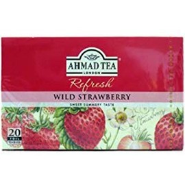Ahmad Herbal Tea Bags, 20 Bags( Pack of 2) (Wild Strawberry)