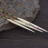 ODETOJOY 3Pcs Fishing Floats Barr Wood Fishing Tackle Tools Quality