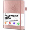 Elegant Password Book with Alphabetical Tabs - Hardcover Password Book