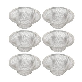 UUYYEO 10 Pcs Stainless Steel Slop Basket Small Mesh Sink Strainer Metal Drain Filter Garbage Disposal Basket Filter 9 cm