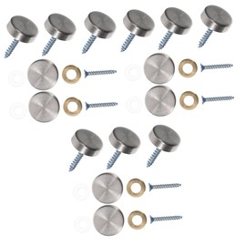 Gatuida 15sets Furniture Nail Stainless Steel Nail Sign Glass Acrylic Advertising Screw Screw Trim Cover Kit