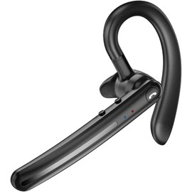 Wireless Earphone Ear-Hook Headphone Boom Mic Compatible with Nothing Phone (2)/(2a)/(2a) Plus, Handsfree Single Headset Over The Ear Earbud