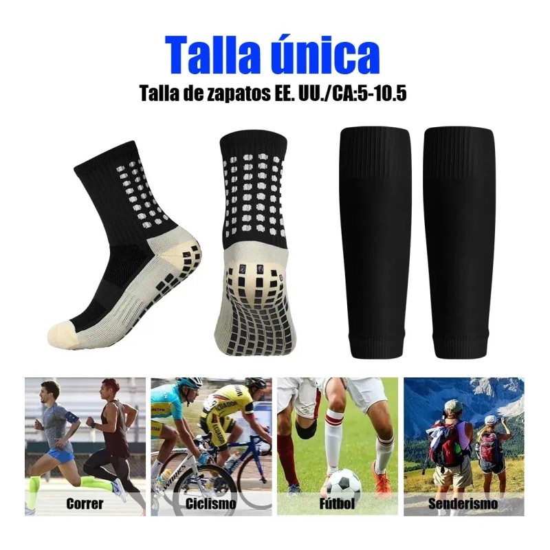 8 Par Calceta Antiderrapantesy Medias Recortadas Para Futbol