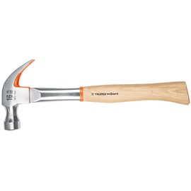 Truper Expert MO-16X, Martillo profesional, pulido espejo, uña curva, 16 oz                                                                           