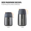 720°DGREE Replacement lid, replacement bowl for "wunderJar" - 450 ml,