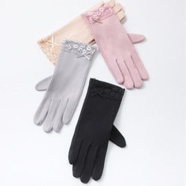 INOGIH Womens Sun Gloves Cotton Full-Finger UV Protection Touchscreen Driving Gloves for Outdoor Sports Cycling