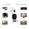 JideTech 1080P VGA to HDMI Converter with 3.5mm Audio Port