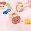 Samcos Baby Teeth Case, Wooden Baby Teeth Holder, Compact Baby