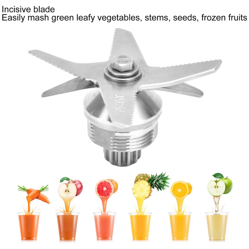 Stainless Steel Widen 6 Leaf Blade Juicer Blade Assembly Replacement