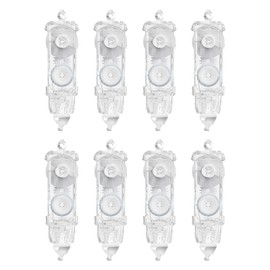 Four Candies Refillable Retractable White Out Correction Tape, 3PCS White Out with 4 Extra Refills, Easy to Use Mini Aesthetic Pen Shaped Applicator for School Office Supplies