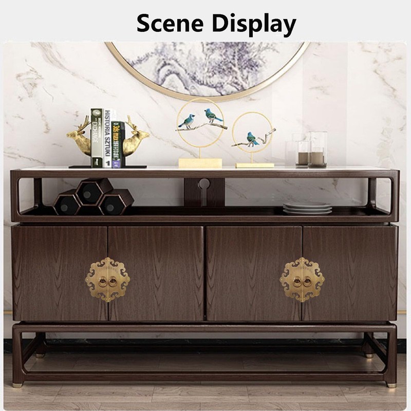 Mgoodoo Antique Knobs & Handles Furniture Brass Hardware, Cabinet Face