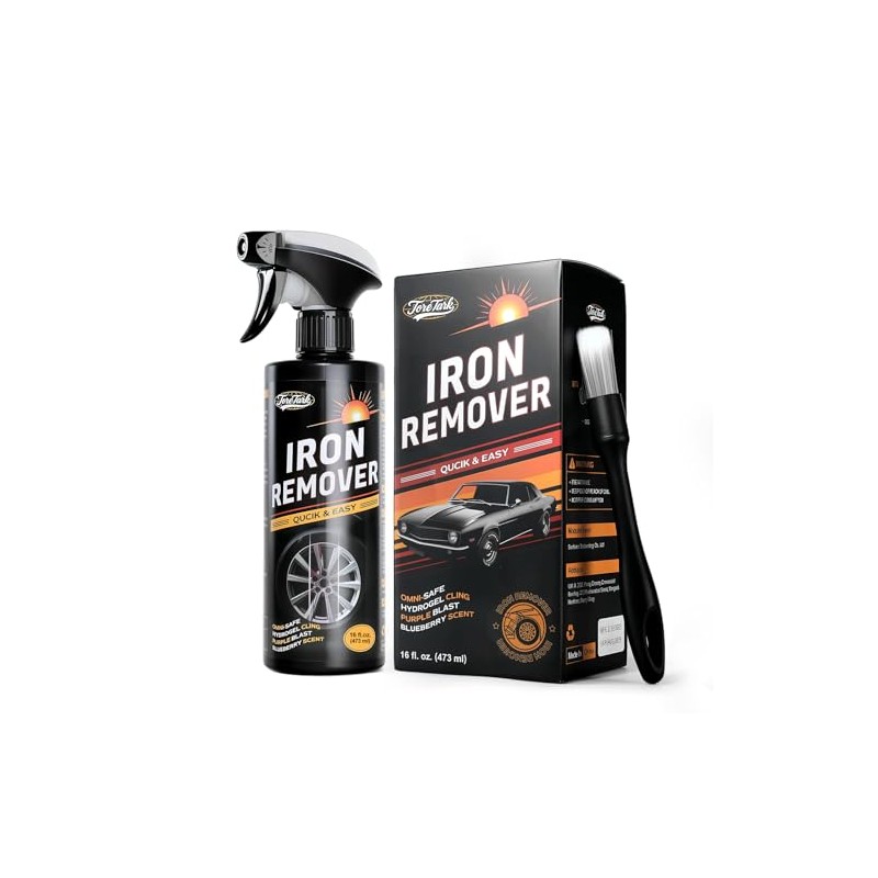 toretark Iron Remover,Iron Remover for Car Detailing,Iron Decon Spray, Pulls