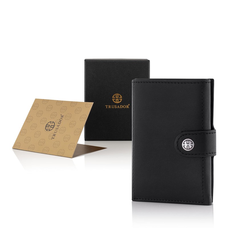 Trusador Venice Men & Women Trifold Wallets Full Grain Leather