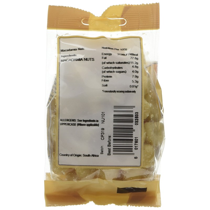 Suma Macadamia Nuts 125 g (Pack of 6)