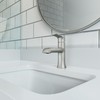 Moen LISO Spot Resist Brushed Nickel One-Handle Bathroom Faucet, One