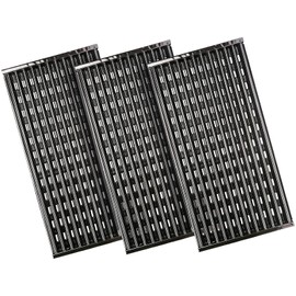 Hisencn 17 x 25.5 Grill Grates for Charbroil Performance Tru-Infrared 3 Burner 463370719 463371116 463370919 463344116, Enameled Steel Emitters Plates for Char-Broil 463371716 463633316, G460-0500-W1