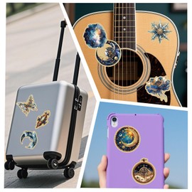 AzureRay Pack of 50 Anime Graffiti Stickers - Aesthetic Waterproof Stickers for Scrapbook, Laptop & Suitcase, Vintage Design for Teenagers