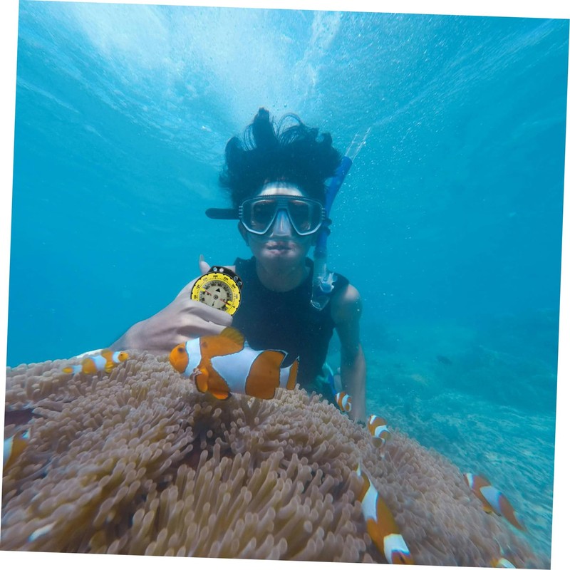 BESPORTBLE Glow Dark Dive Compass with Elastic Band Multipurpose Scuba