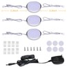 LED Under Counter Lighting Fixture,3 Pack Wired Linkable Under Cabinet