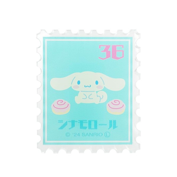Sanrio Characters Cinnamoroll Retro Stamp Acrylic Badge 8203 117
