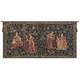 Galanteries European Tapestry - 35 in. x 17 in. Cotton/Viscose/Polyester by Charlotte Home Furnishings