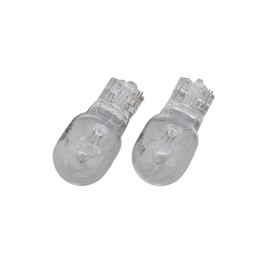POSH 090685-10 Motorcycle Goods Wedge Valve Set (2 Pieces) 12V 10W T13 Type Clear