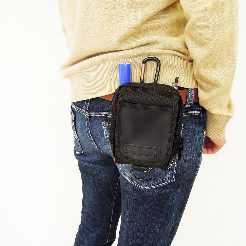 [ワーカーズレーベル] ポーチ 小物ケース ブラック