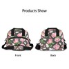 Flower Lunch Bag for Women Men Insulated Reusable Lunch Box