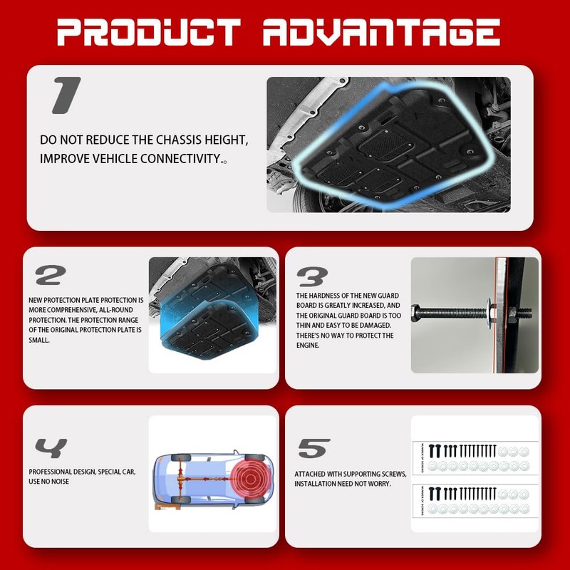 Front Engine Splash Shield Fit for VW Golf GTI 2015-2021